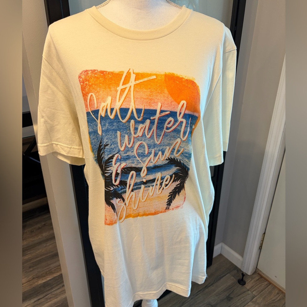 New With Tags…Boutique…Bella Canvas “Salt Water & Sun Shine” T-Shirt